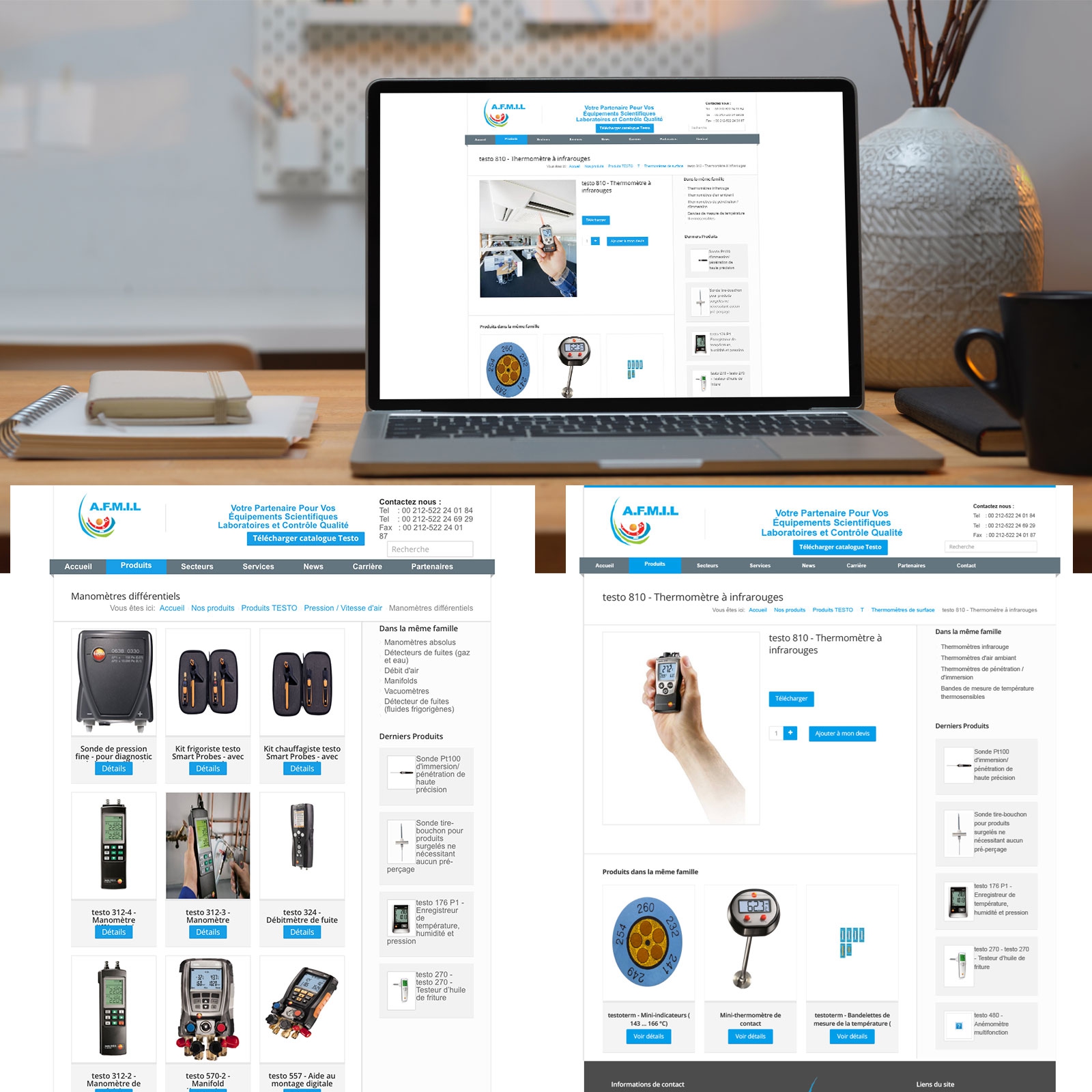 Création de Site Web Catalogue pour AFMIL image 0